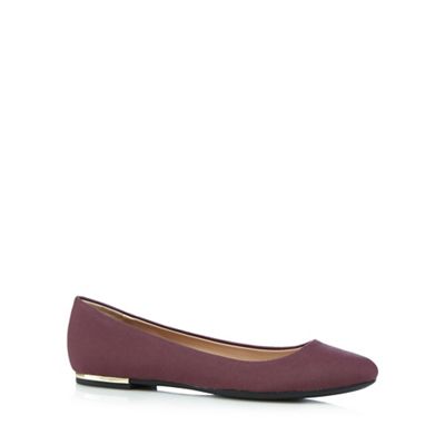 Dark purple 'Fibocchi' slip-on shoes